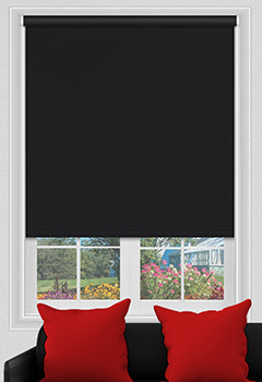 Electric Polaris Black Blockout New Blind