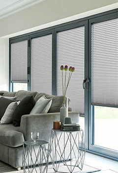 Pleated Metro Silver 