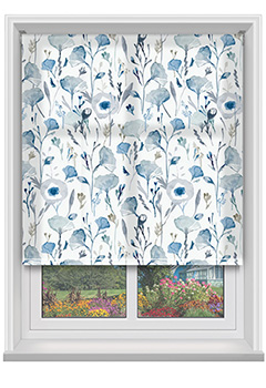 Ginkgo Inky Blue New Blind