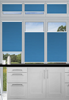 Duopleat Blackout Blue Top Down Bottom Up New Blind