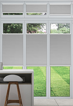 Duopleat Blackout Light Grey Top Down Bottom Up 