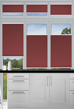 Duopleat Blackout Red Top Down Bottom Up New Blind