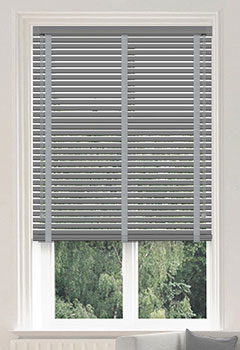 35mm Aluminium & Grey Tape New Blind