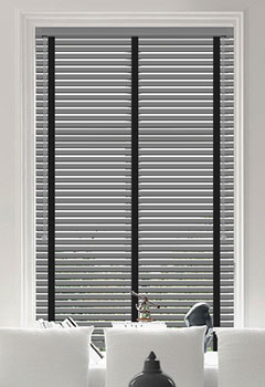 35mm Grey & Black Tape New Blind