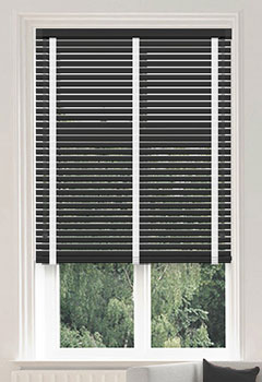 50mm Black & White Tape New Blind