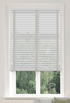 50mm White & Cream Tape New Blind