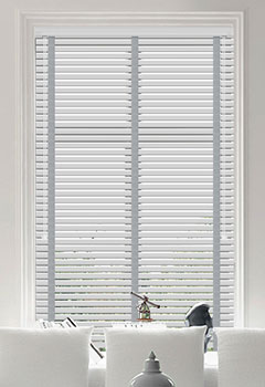 50mm White & Grey Tape New Blind