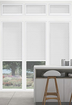 Scandi White Linen New Blind