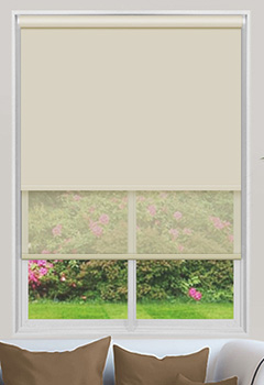 Double Roller Butter & Natural Cream New Blind