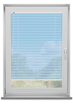 Pastel Blue 25mm Frame Fix New Blind