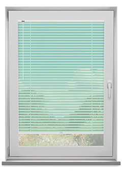 Powder Green 25mm Frame Fix New Blind