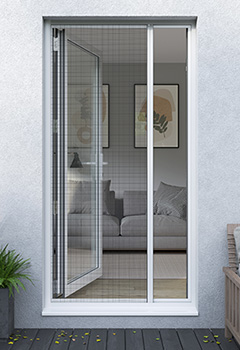 Single Exterior Roller Black New Blind