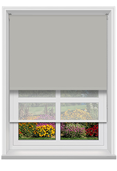 Double Roller Unilux Grey & Cotton Voile 