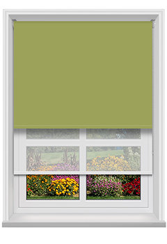 Double Roller Unilux Lime & Cotton Voile New Blind