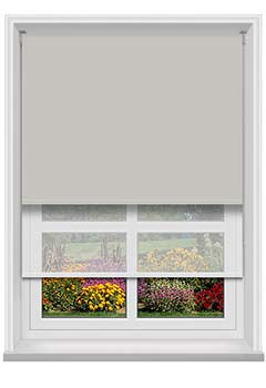 Double Roller Unilux Stone & Cotton Voile New Blind