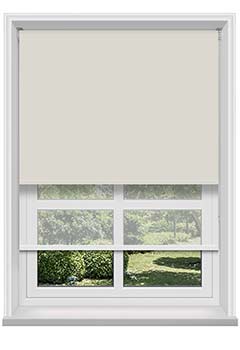 Double Roller Bella Oyster & Cotton Voile 