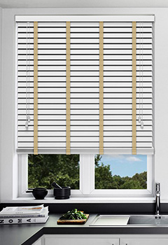 Honest White & Hessian Tape New Blind