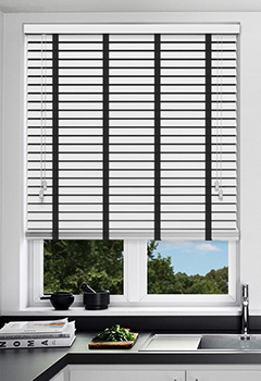 Honest White & Jet Tape New Blind