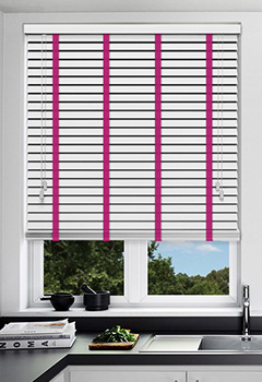 Honest White & Lulu Flatweave Tape New Blind