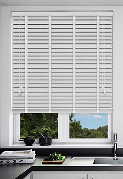 White Frost Fine Grain & Cotton Tape New Blind