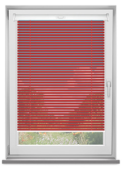 Fire Engine Red 25mm New Blind