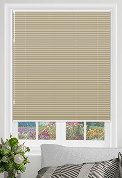 Freehang Duopleat Blackout Cream New Blind