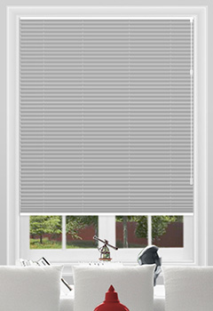 Freehang Duopleat Blackout Light Grey 