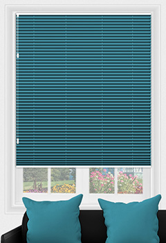 Freehang Duopleat Blackout Turquoise 