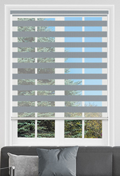 Dayspring Steel Grey Day & Night New Blind