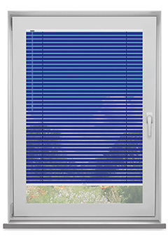 Blue Abyss Clic Fit Venetian No Drill Blind