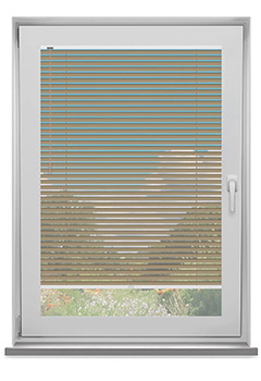 Fawn Brown Clic Fit Venetian No Drill Blind