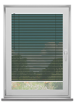 Gunmetal Grey Clic Fit Venetian No Drill Blind