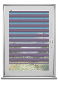 Royal Purple Clic Fit Venetian No Drill Blind