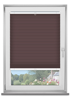 Apollo Aubergine Honeycomb Clic Fit No Drill Blind