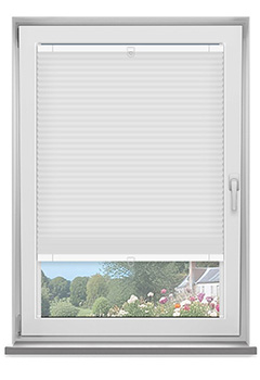 Apollo Snow White Honeycomb Clic Fit No Drill Blind