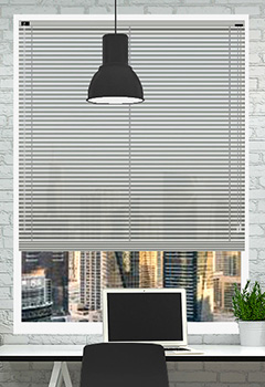 Shadow Grey 25mm Aluminium Office Blind