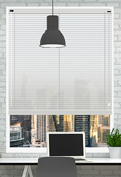 Spirit White 25mm Aluminium Office Blind