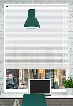 Truth White 25mm Aluminium Office Blind