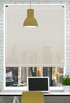 Vela Ivory 25mm Aluminium Office Blind