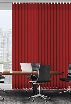 Palette Redcurrant Vertical Office Blind