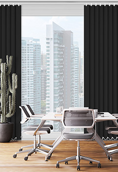 Banlight Duo FR Black 127mm Office Blind