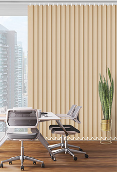 Banlight Duo FR Linen 127mm Office Blind