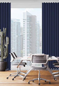 Banlight Duo FR Navy 127mm Office Blind