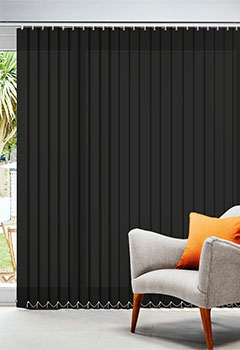 Palette Black 127mm Office Blind