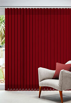 Palette Redcurrant 127mm Office Blind