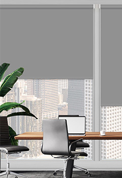 Banlight Duo FR Ultimate Grey Office Blind