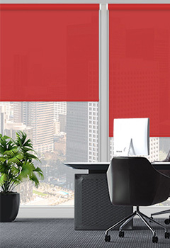 UniRol Red Office Blind