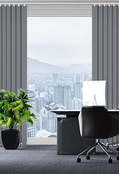 UniVert Charcoal Office Blind