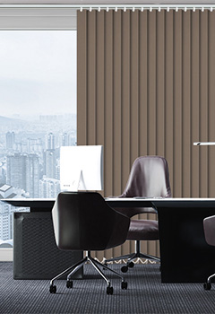 UniVert Chocolate Office Blind