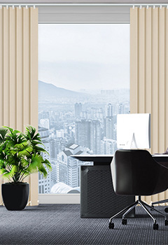 UniVert Cream Office Blind